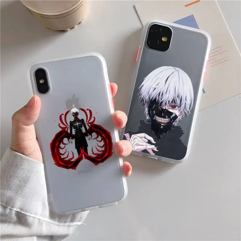 

anime Tokyo Ghoul Phone Case For iPhone 13 12 11 Pro Max X XR XS Max 7 8 Plus 12 Mini SE2020 Camera Protection Cover