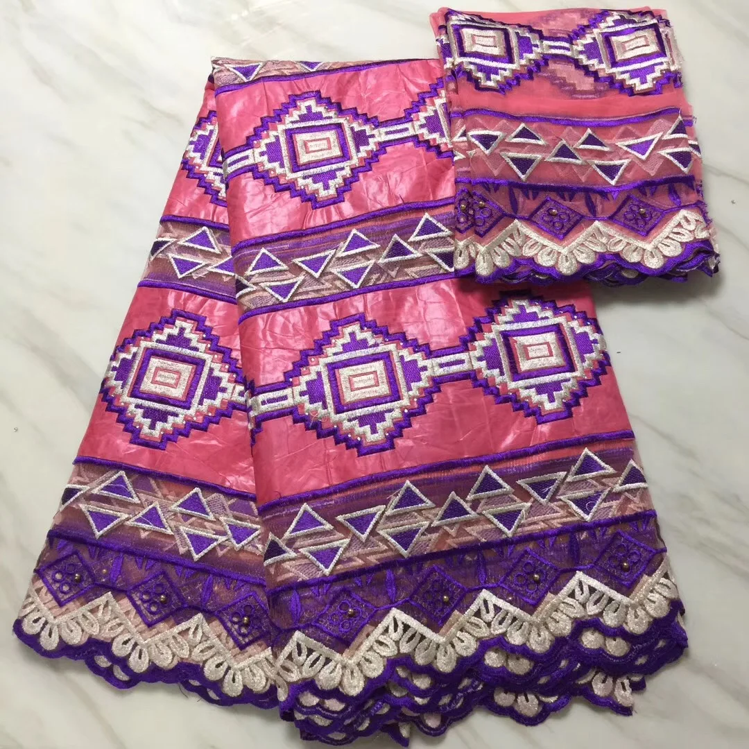 

Высокое качество нигерийские кружевные ткани с бисером африканская французская Сетка кружевная ткань вышитая серебристо-серая Тюлевая се...