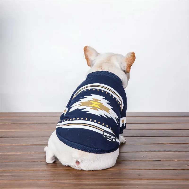 [MPK Dog Wear] футболка для собак с французским бульдогом, одежда для собак, футболка с принтом банок(DC-Cans
