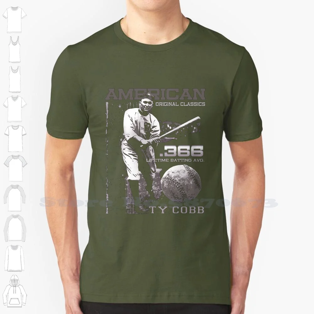 

Ty Cobb Custom Funny Hot Sale Tshirt Jim Thorpe American Football Vintage Sports History American Original Golf Bobby Jones