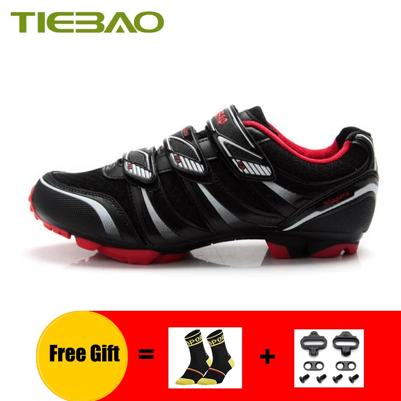 TIEBAO Mountain Bike Shoes Men Cycling Sneakers Sapatilha Ciclismo Mtb Self-locking Outdoor Sport Pro Riding Bicycle Mtb Shoes