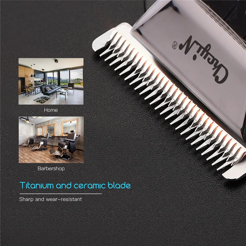 

Professional Barber Electric Hair Trimmer LED display Men Clipper Titanium Ceramic Blade Hair Cutting Machine Hair cutter