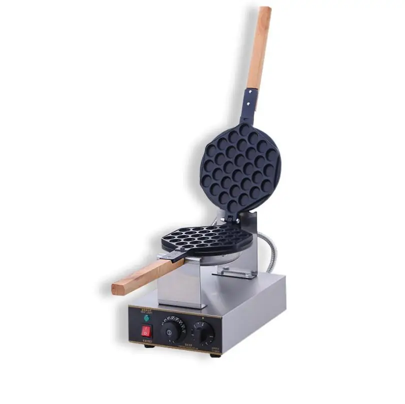 Ticari elektrikli yumurta kabarcıklı waffle makinesi makinesi hong kong eggettes kabarcık puf kek demir üreticisi kek fırın