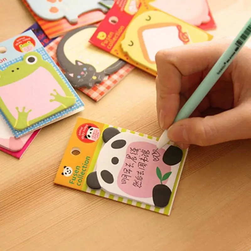 

Stationery Forest Animal Series Cute Paper Memo Pad School Student Office Supplies Stationery For Zoo Panda Cats S8m5 A5n3