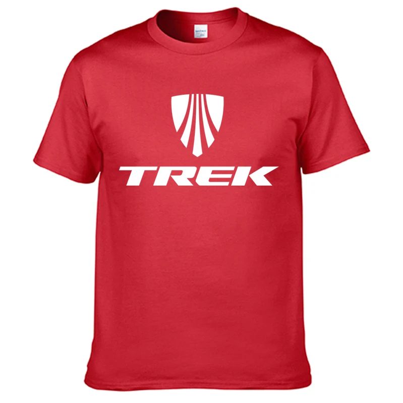 

TREK Mountain Bike Print T Shirt Men 2021 Summer 100% Cotton T-shirt Hip Hop Streetwear Harajuku Yellow Top Tee Oversized Tshirt