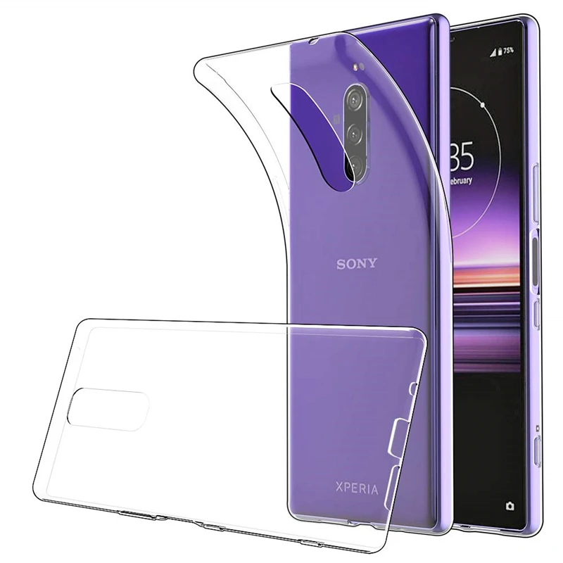 Ударопрочный силиконовый чехол для Sony Xperia 1 10 L1 L2 L3 XZ4 XZ3 XZ2 XZ1 XZ Premium XZS X XA XA1 XA2 Ultra Plus