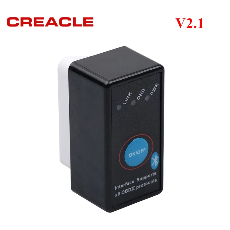 Считыватель кодов автомобиля ELM327 V2.1 Bluetooth супер мини сканер OBD OBD2 ELM 327 с