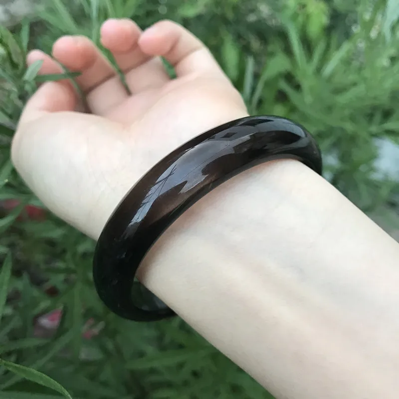 

Natural ice kind of obsidian Bangles & Bracelets Fashion natural stone handmade jewelry Women's high jewelry bracelet