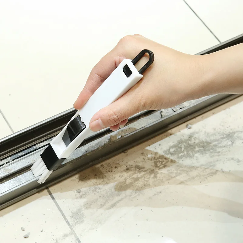 

Window Groove Cleaning Brush With Cleaning Dustpan Screen Window Computer Cleaning Tools