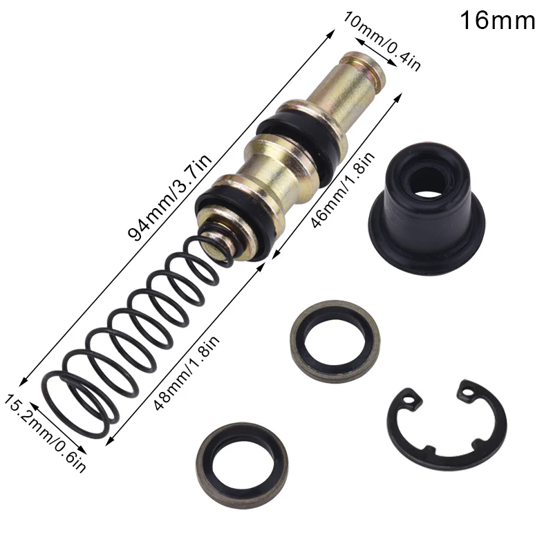 

11/12, 7/ 14/16 мм мотоциклетный тормозной насос сцепления поршневой поршень Ремонтный комплект поршневой установки главного цилиндра аксессуар...