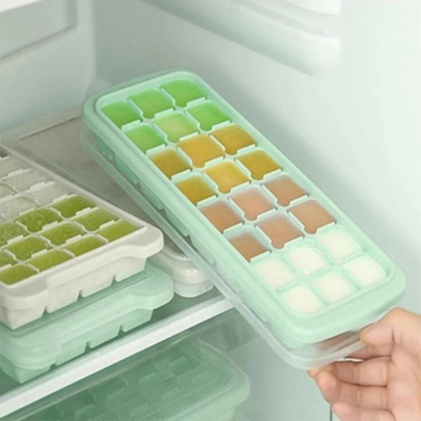 Лотки для льда с крышками DIY силиконовая форма куб поддоны формы конфетный торт