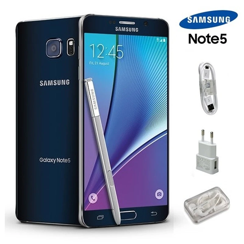 global version samsung galaxy note 5 n920c mobile phone 4gb ram 32gb rom octa core 5 7 16mp 4g lte original android smartphone free global shipping