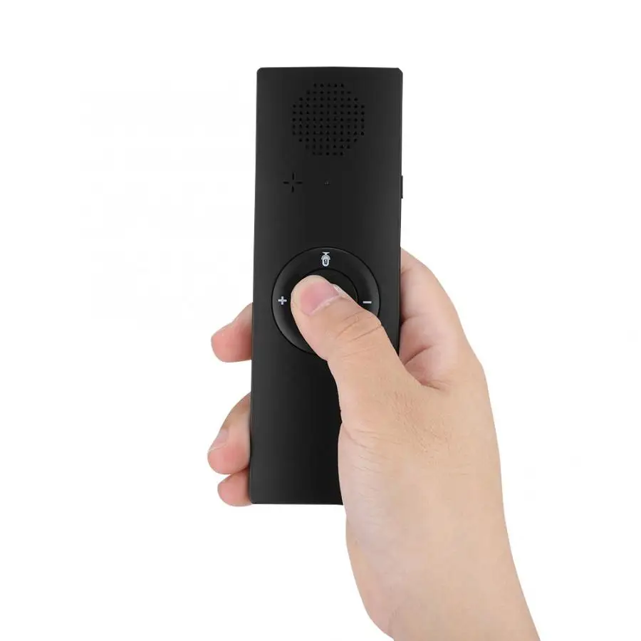 Черный T13 портативный перевод интеллектуальная голосовая глобальная