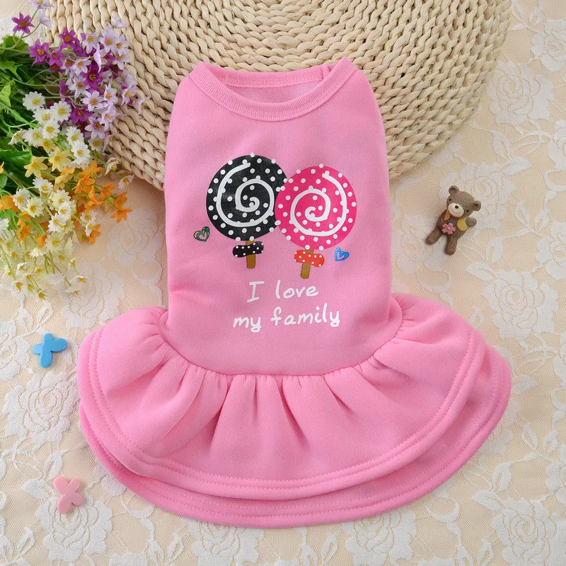 

Puppy Pet Dogs Clothes Summer Dog Costume Sling Sweetly Princess Dress Teddy Party Birthday Decor Bow Knot Dress For Small Dog