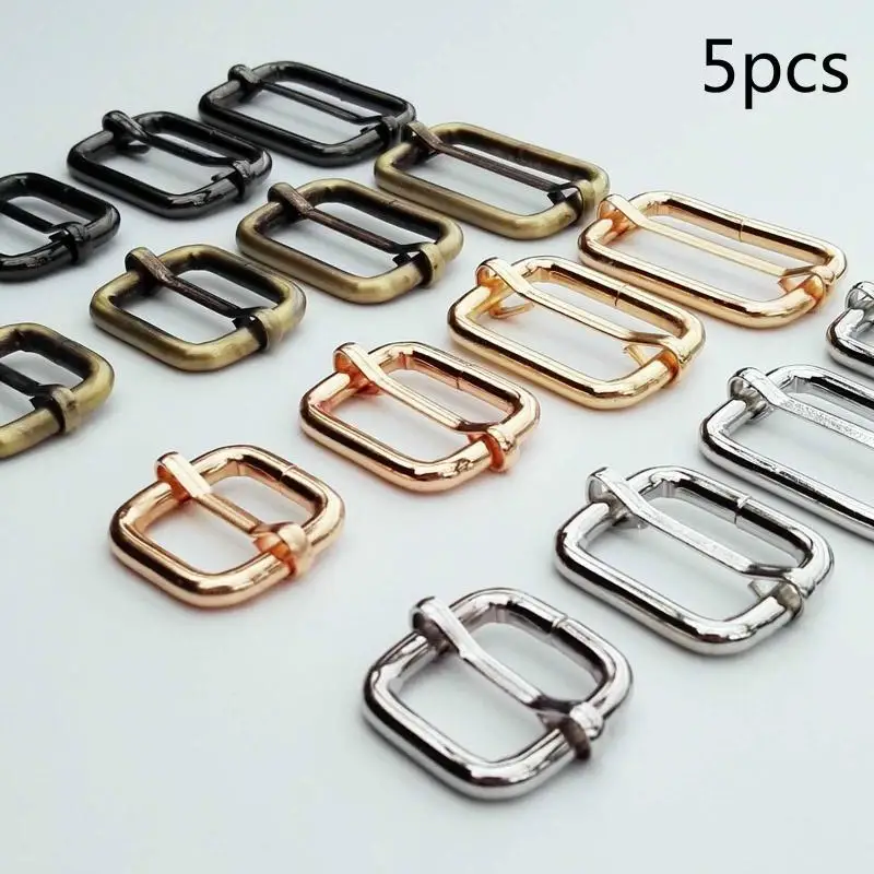5pc Metal Heavy Duty Strong Shoulder Bag Strap Belt Web Rectangle Adjust Tri-glide Buckle Slider Loop Ring Leather Craft Repair | Дом и сад