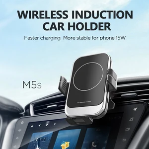 schitec car phone holder 15w wireless charger for iphone quick charge qc 3 0 air vent mount holder car wireless charging holder free global shipping