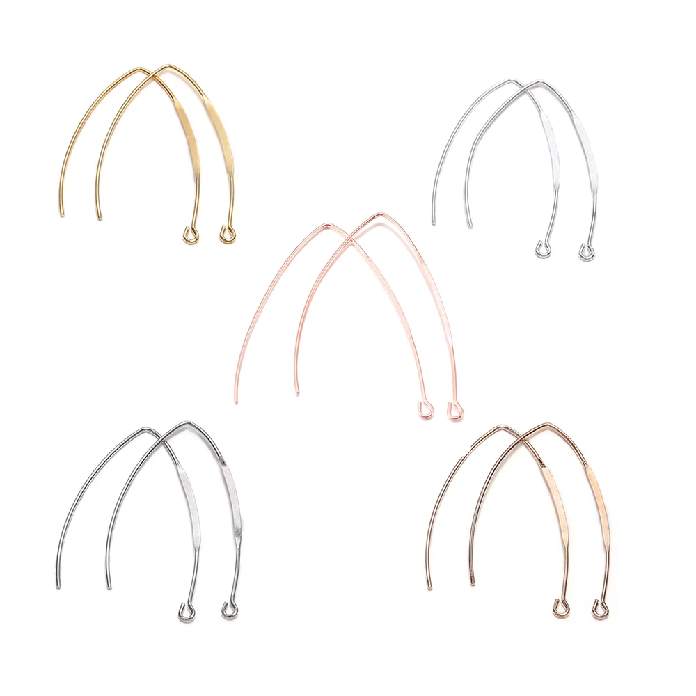 Крючки для сережек с золотым родием 20 шт.|Ювелирная фурнитура и компоненты| |