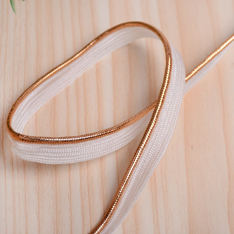 

1.2cm wide 115m long edging rope edging belt clothing decoration belt rolling lace manual accessories pillow edging rope