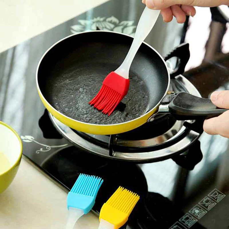 

Silica Gel Sweeping Brush Silica Gel Baking DIY Tool High Temperature Resistant Barbecue Baking Seasoning Tool Brush