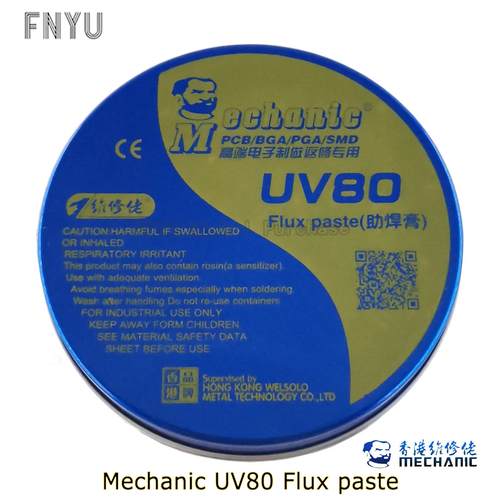 Паяльный флюс MECHANIC No Clean паяльный BGA Электрический паяльник флюсы UV80 UV50 для