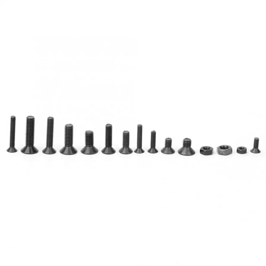 460 шт. винты с шестигранной головкой черные плоские головки из углеродистой стали