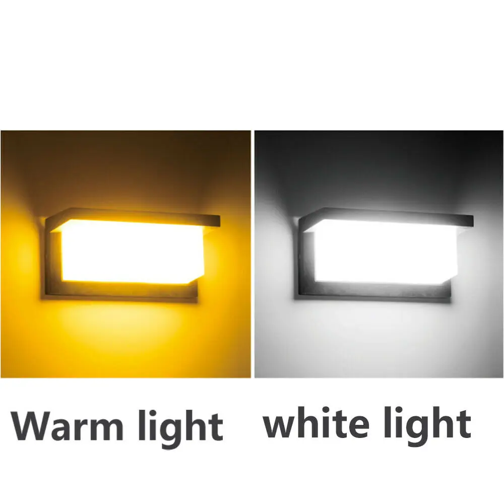 Уличный настенный светильник с датчиком движения водонепроницаемая наружная