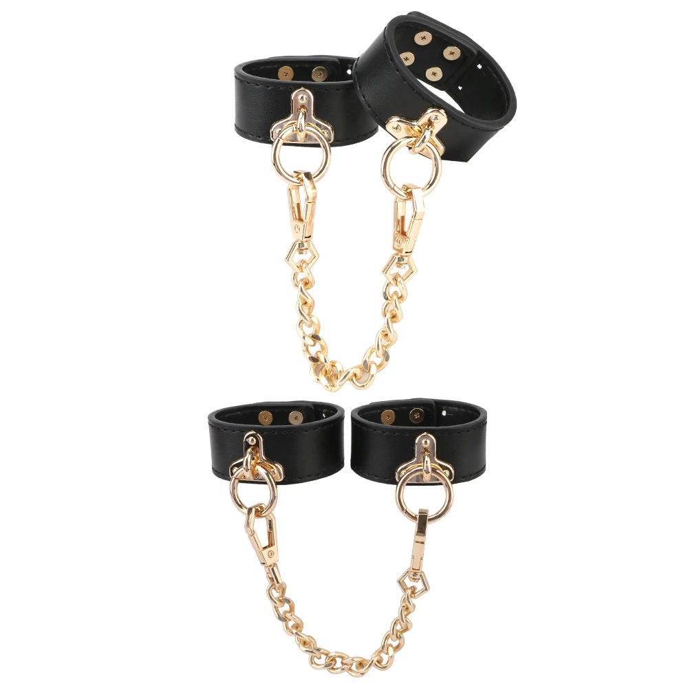 Набор для бондажа IKOKY из натуральной кожи эротический вспомогательный пояс