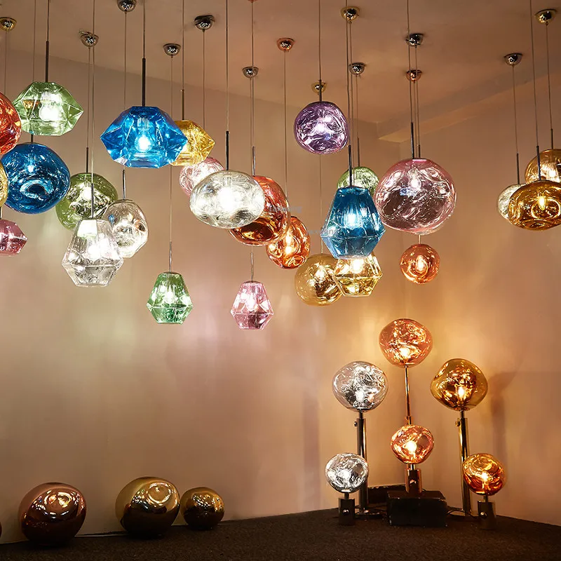 Nordic LED DIXON расплава вулканической лавы подвесные светильники Лофт украшение в