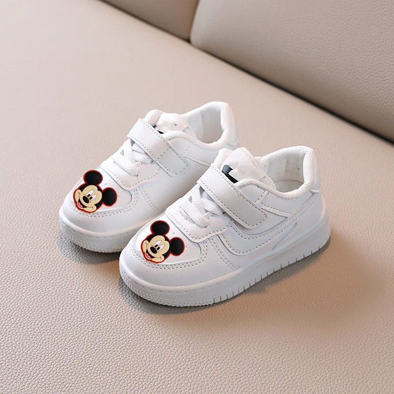 Туфли детские с Микки Маусом дышащие повседневная спортивная обувь для
