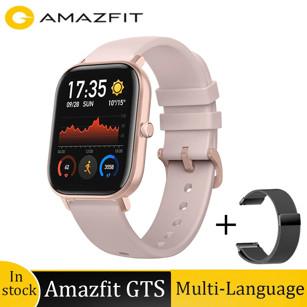 Смарт часы Amazfit GTS водостойкие 5 АТМ 14 дней без подзарядки ios Android 2019|Смарт-часы| |