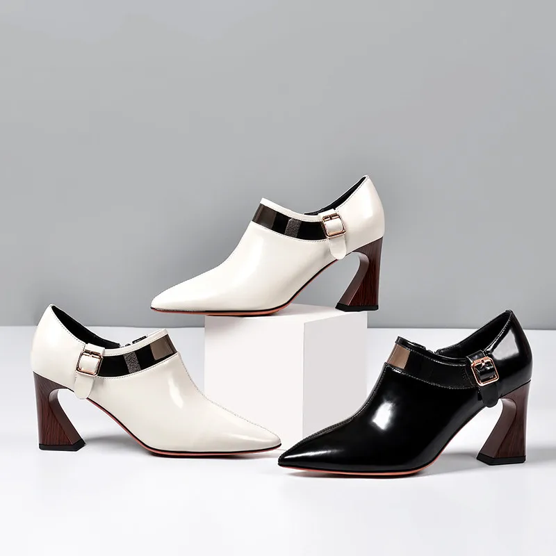 

ASUMER 2021 top quality single shoes women pumps genuine leather elegant dress shoes ladies office shoes fashion high heels