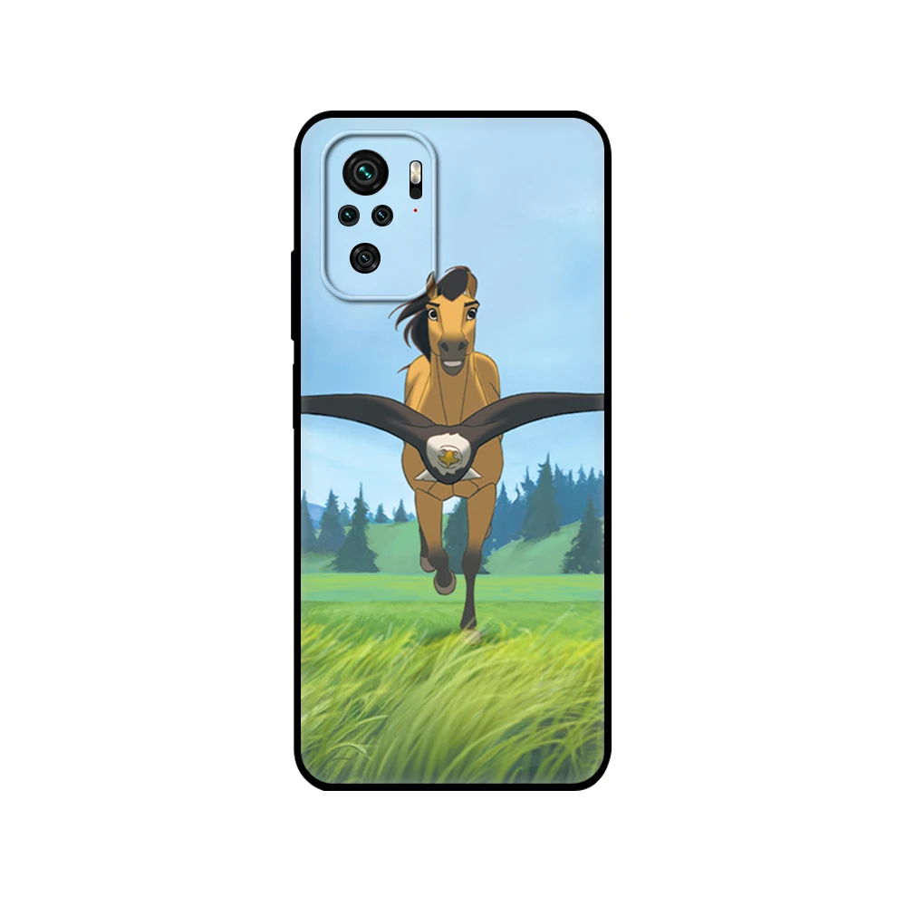 Черный чехол из ТПУ для Xiaomi Redmi 9T Note 10 5G 4G Pro 10S с рисунком спиртового мебели лошади |