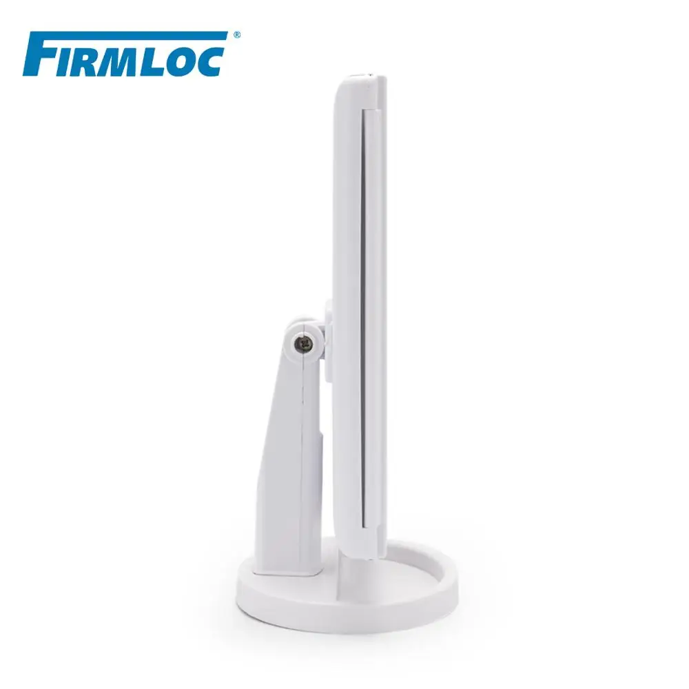 Настольное зеркало для макияжа Firmloc с 2 увеличительными светодиодными лампами и