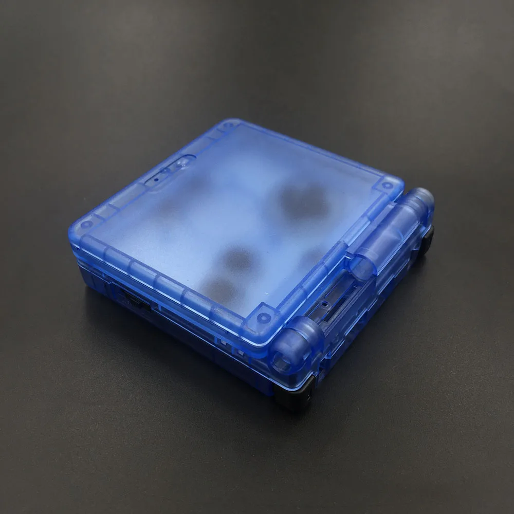 Clear Blue Крутой прозрачный для GBA SP корпус на замену чехол для игрового мальчика Advance SP - Цвет: Clear Blue