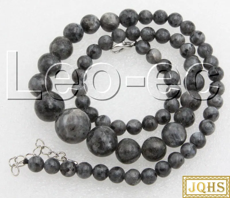 Ожерелье из натурального Лабрадорита, 6-14 мм