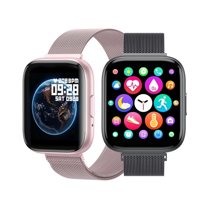 

Мужские и женские спортивные Смарт-часы, браслет с сенсорным экраном, водонепроницаемый, Bluetooth, звонки, Android и IOS, новый