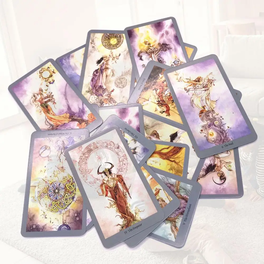 Полный английский лучистый Райдер Wait Tarot карты заводского изготовления Smith Tarot палубная настольная игра карты ведьма Таро Shadowscapes карта