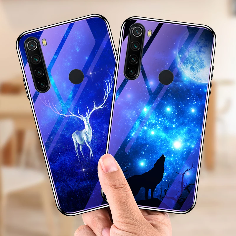Чехол для Xiaomi Redmi Note 8T Молодежный Роскошный глянцевый мягкий силиконовый чехол из
