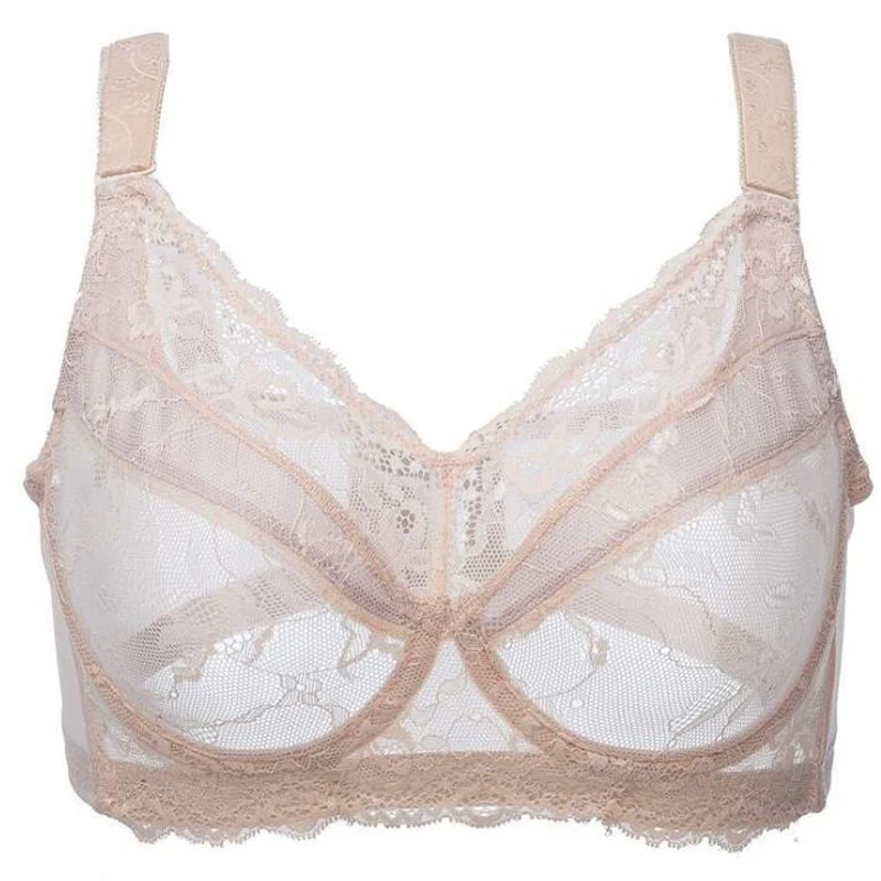 Бесплатная доставка удобный женский кружевной бюстгальтер на косточках с полным