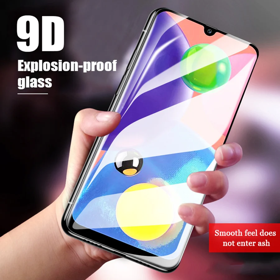 Защитное стекло 9D для Samsung A51 A71 A21S A31 A50 A70 M51 M31 M21 3 шт. полное покрытие мобильный