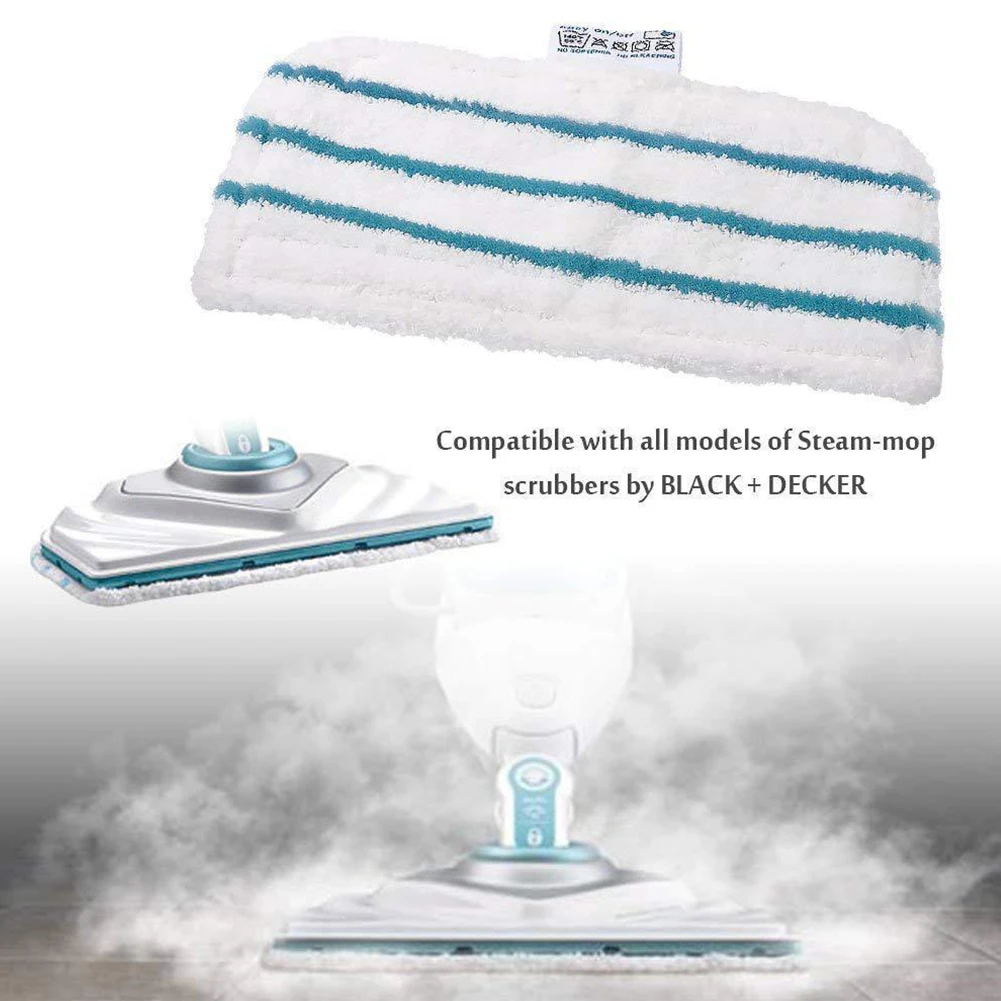 

5PCS Mop Pads for Black & Decker Steam Mop FSM1610 FSM1630 Washable and Reusable Replacement Mopping Cloth