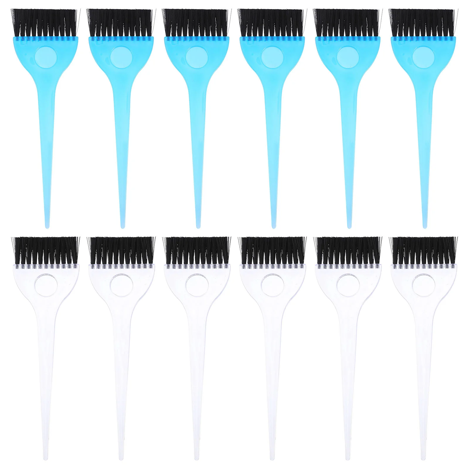 

12pcs Hair Coloring Brushes Hair Dye Brushes Hairstying Brushes Salon Supplies