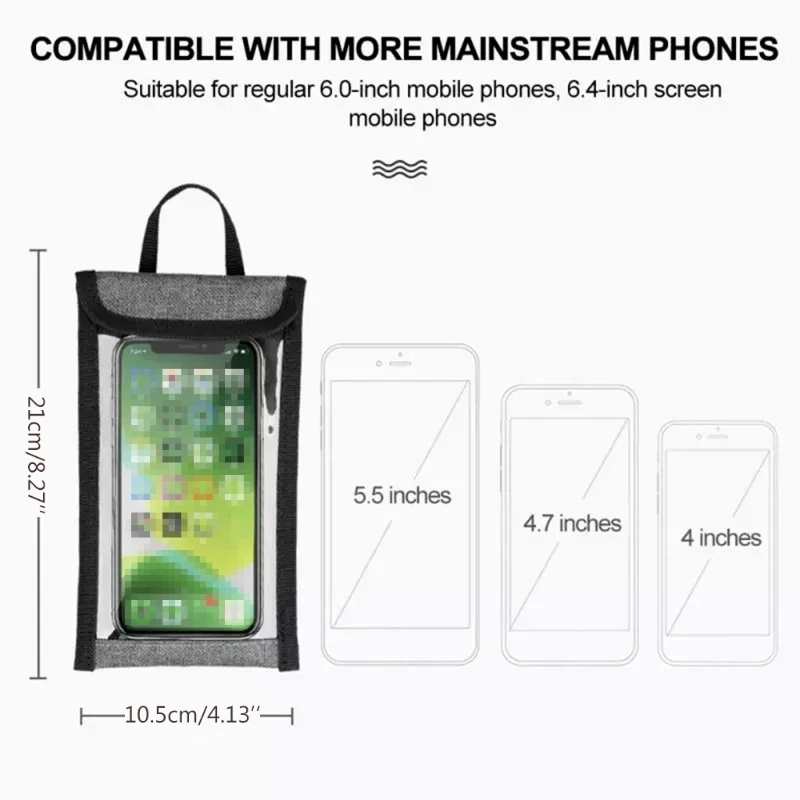 

Bike Triangle Frame Front Tube Frame Bag Nylon Reflective Effect Waterproof Cycling Bag Bicycle Phone Bag K3NC
