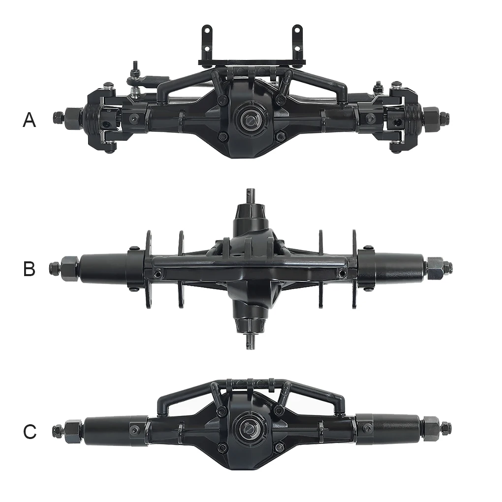 

Portal Axle RC Crawler Car Parts Front Middle Rear Upgraded Accessory Replacement for SCX10 90021 90027 90028 Truck Upgrade Part