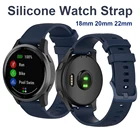 Силиконовый ремешок для часов Garmin Smartwatch для девочек; Мини-юбка для Garmin Вену 2 2S Vivomove 3s Vivoactive 3 4 4S ремешок для часов 18 мм20 мм22 мм