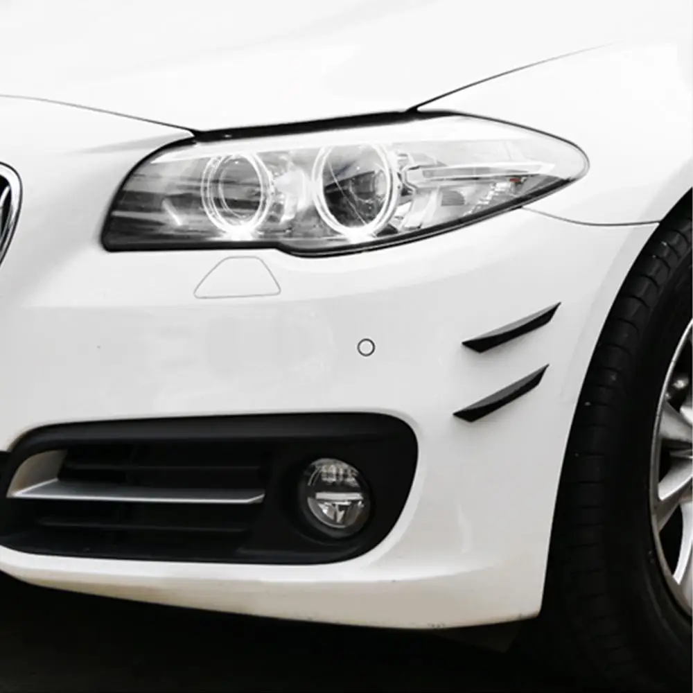 Beli Untuk BMW E60 E90 F30 F10 E70 F15 E84 F20 4PCS Mobil Styling Nyata Carbon FiberFront Bumper Bibir Splitter Pisau Udara Auto Aksesoris