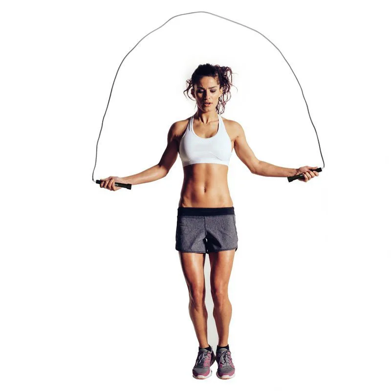 

Jump Rope Bearing Metal Handle Skipping Stainless Steel Fitness Equipment Speed Jump Ropes Ball Jump Ropes