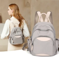 women fashion simple backpack nylon college wind backpack for teenager girls schoolbag bagpack patchwork ladies shoulder daypack
