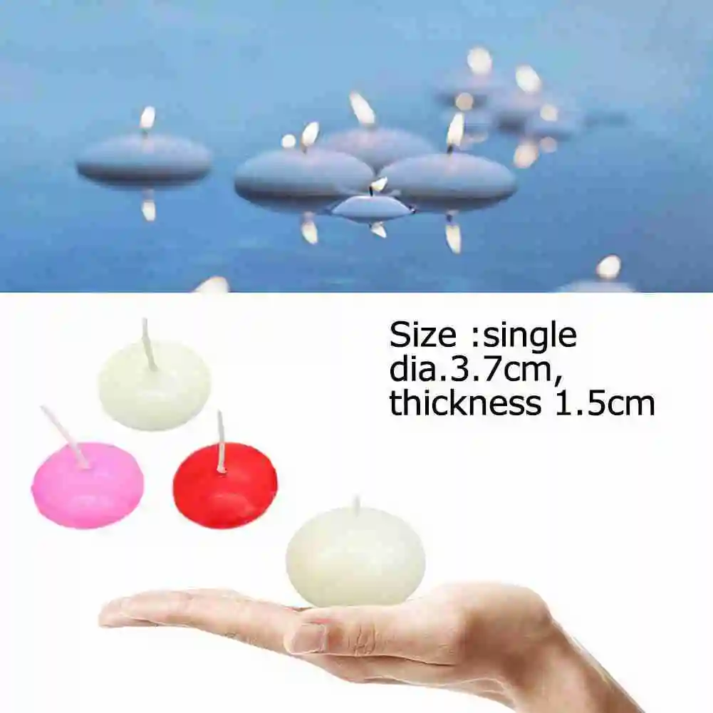 10 шт. креативные плавающие свечи Рождество Хэллоуин фестиваль Декор материалы