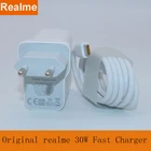 Оригинальное зарядное устройство realme 6 pro, 30 Вт, супер зарядное устройство, 5 в 6 А, быстрая зарядка для Realme X50 pro realme X X2 X3